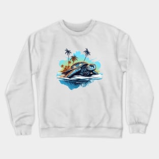 Green Sea Turtle Crewneck Sweatshirt